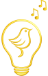 foto somente passarinho logo